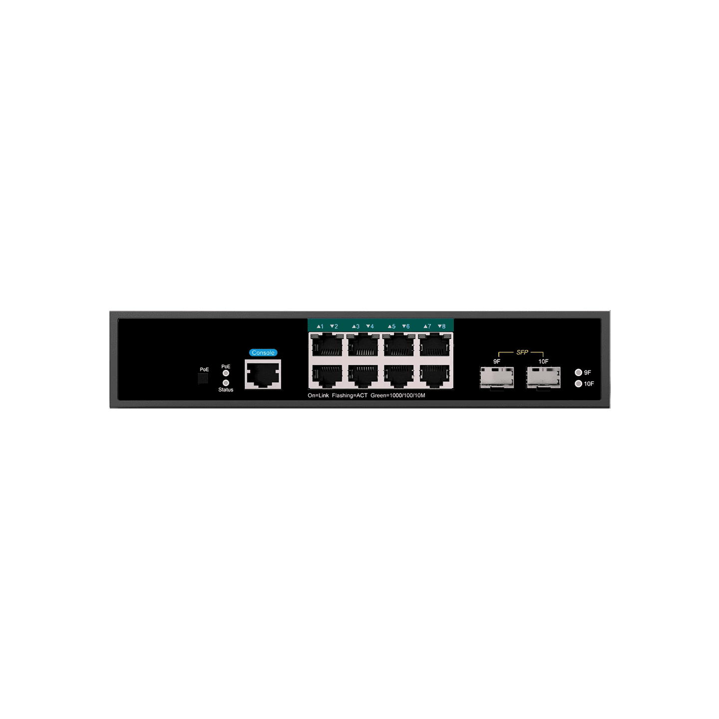 Switch 8 puertos PoE WiFi Directo WD-GS08