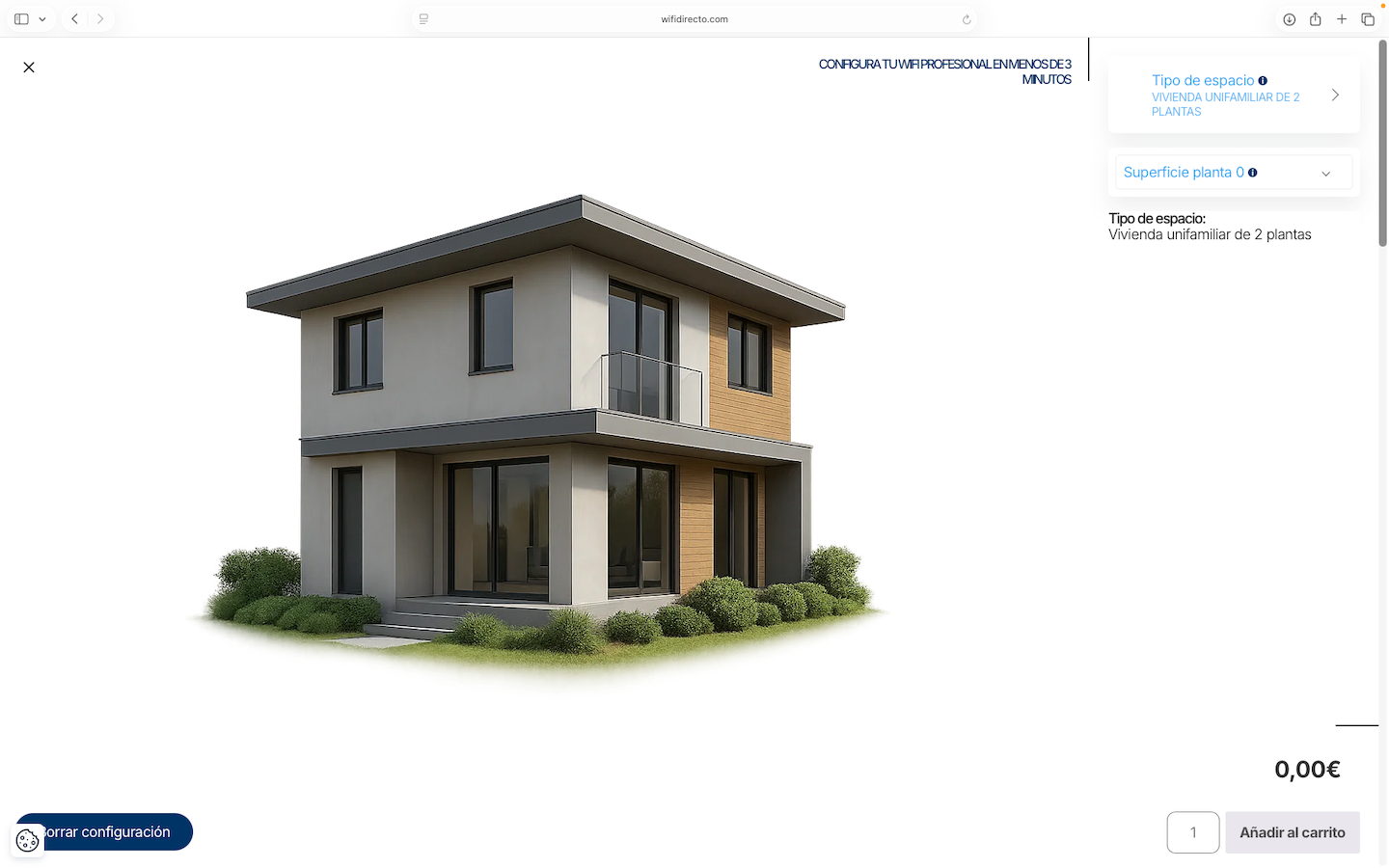 Configurador WiFi Directo - Superficie interior